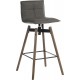 Spin Luxury Wooden Upholstered Barstool